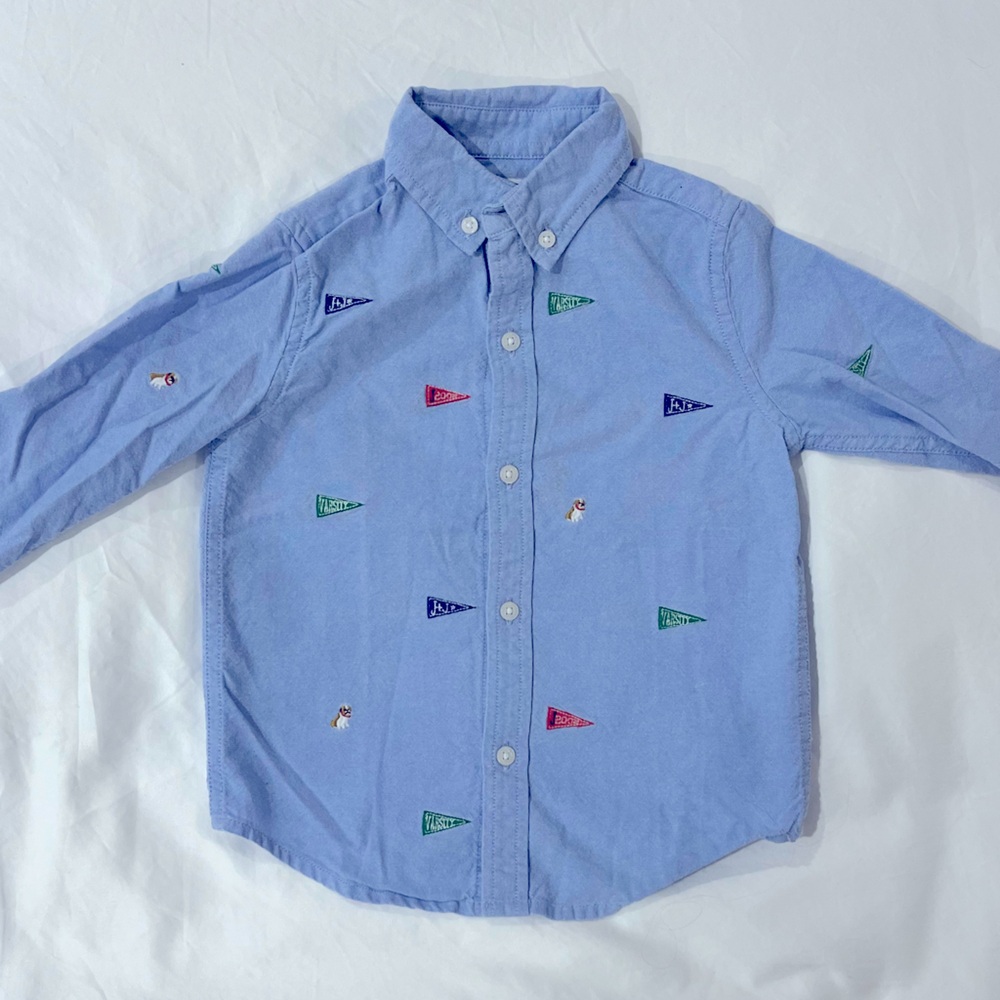 Janie and Jack back to school button down shirt size 3
